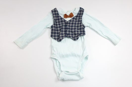 Bodysuit fra H&M - Størrelse 68 - Hvid