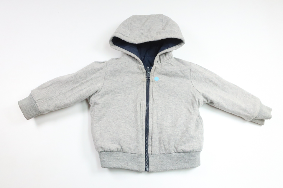 Vendbar jakke fra Zara - Størrelse 80 - Marineblå