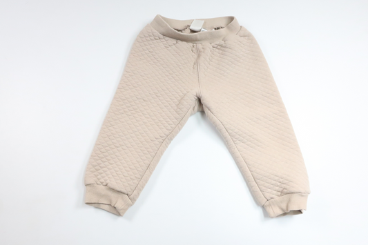 Quiltede bukser fra H&M - Størrelse 80 - Beige
