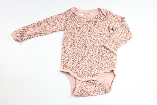 Blomsterbody fra VRS - Størrelse 80 - Lyserød