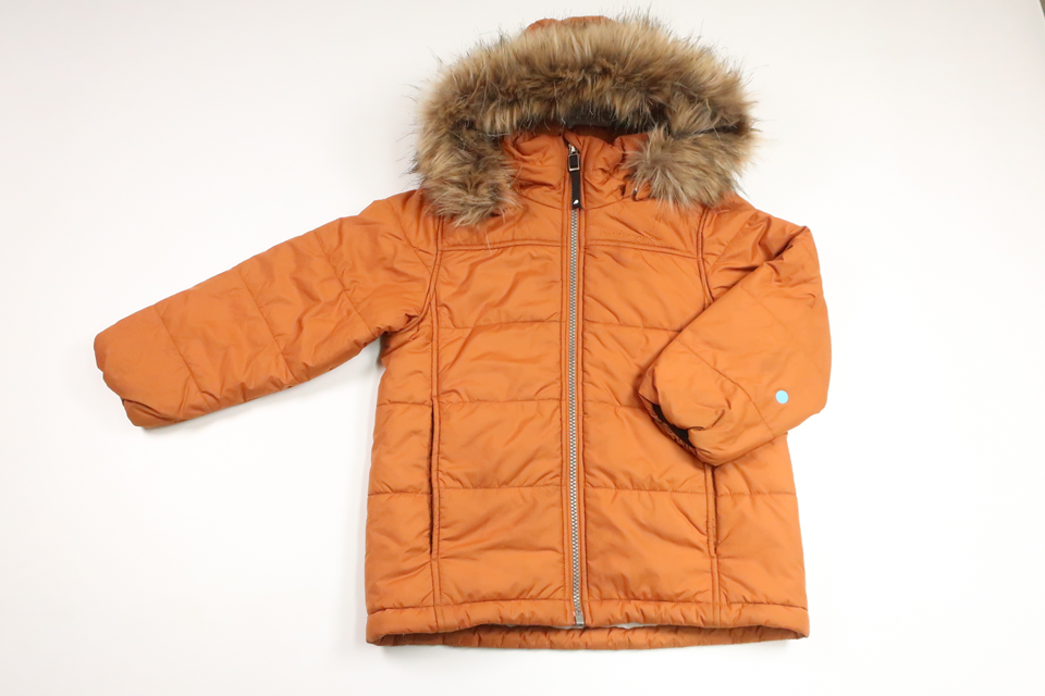 Vatteret jakke fra Didriksons - Størrelse 110 - Brun