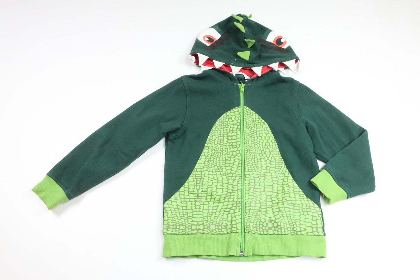 Hættejakke fra H&M - Størrelse 110/116 - Grøn