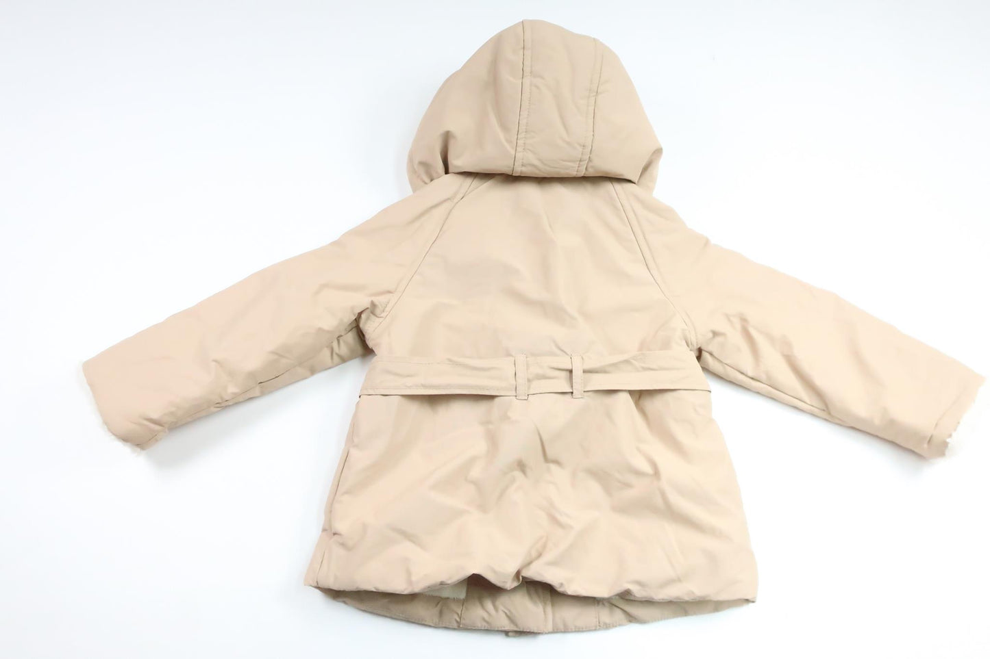Fleeceforet frakke fra Mango Kids - Størrelse 92 - Beige