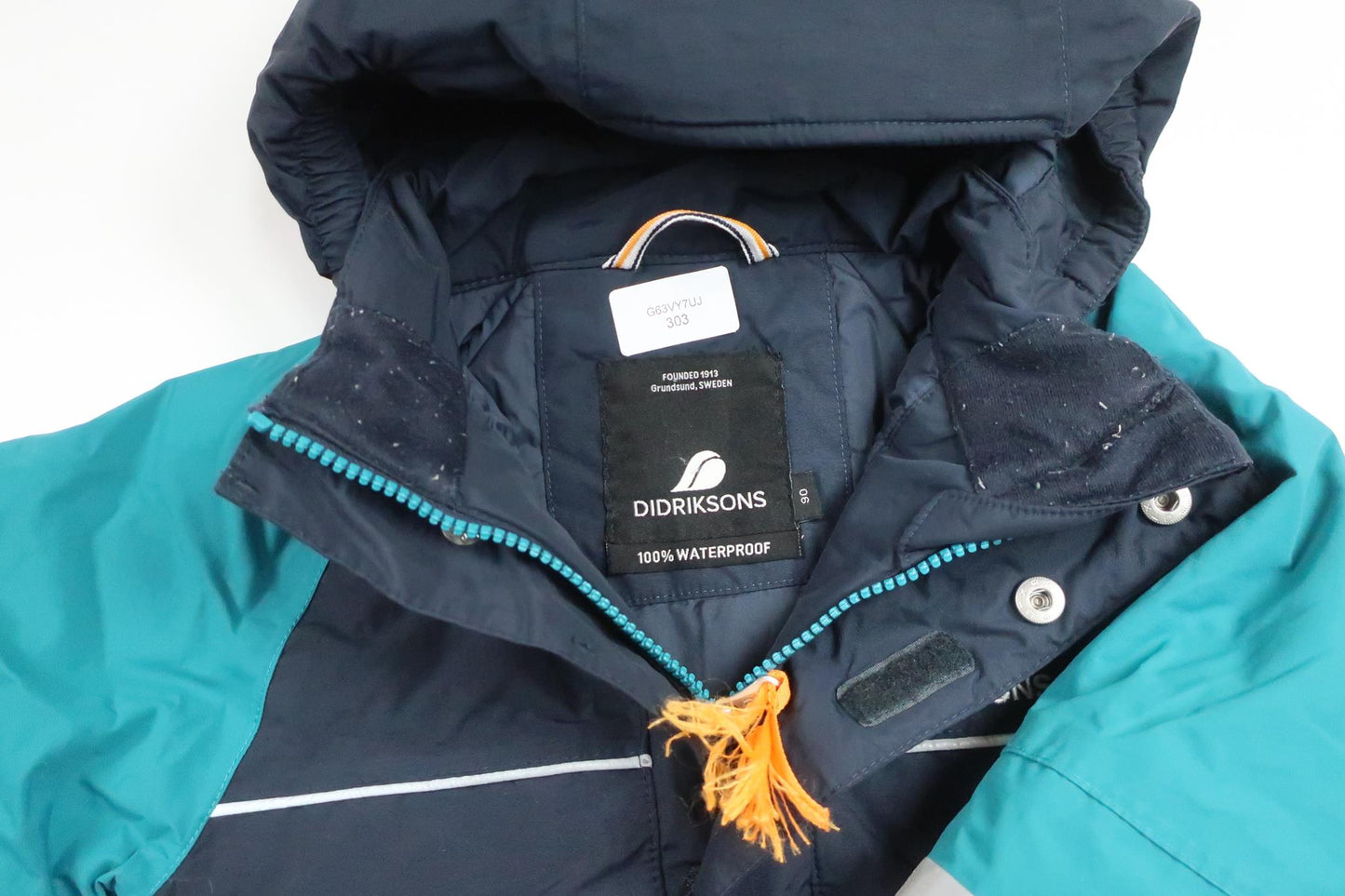 Jakke fra Didriksons - Størrelse 90 - Marineblå