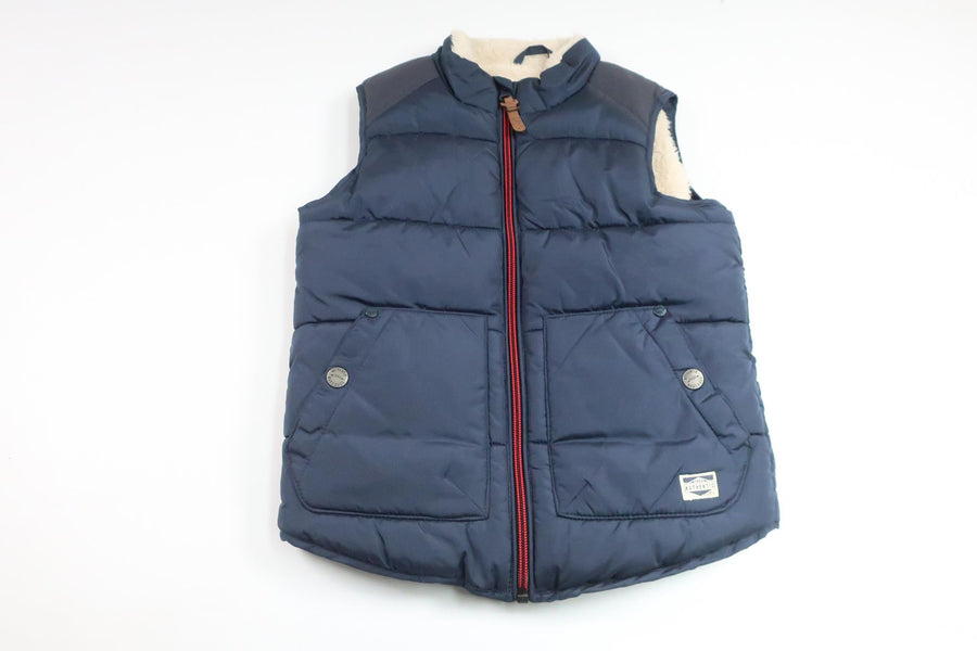 Fleeceforet vest fra Next - Størrelse 104 - Marineblå