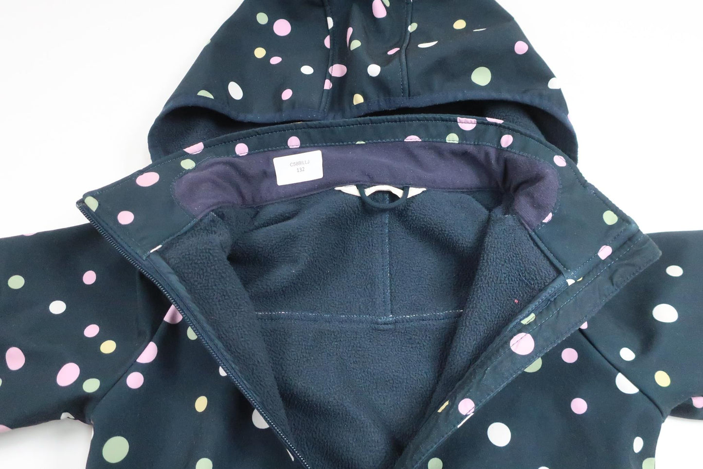 Softshelljakke fra H&M - Størrelse 116 - Marineblå