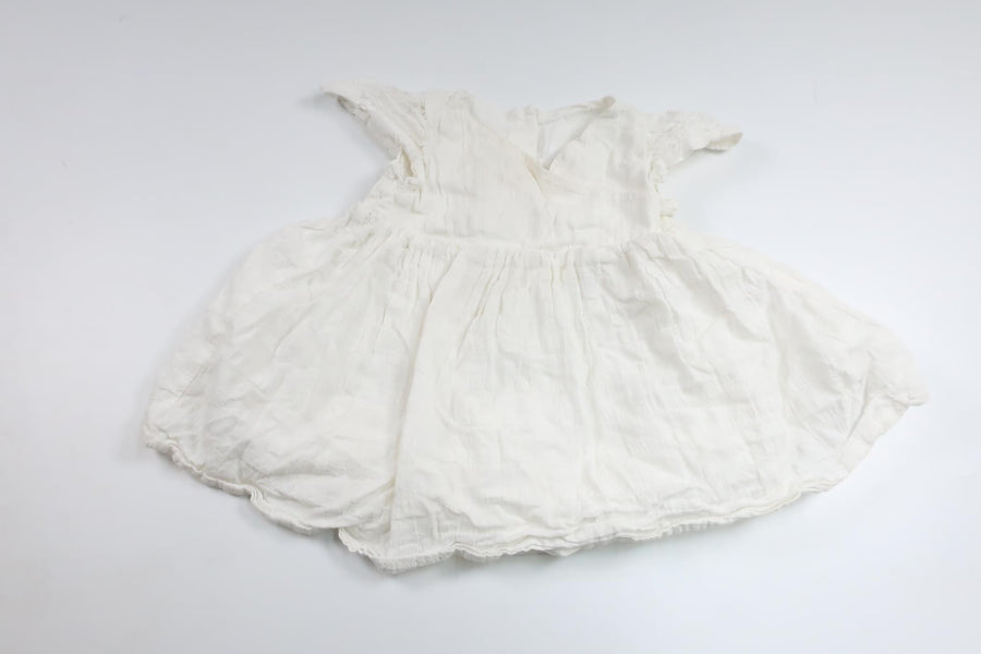Kjole fra H&M - Størrelse 62/68 - Hvid