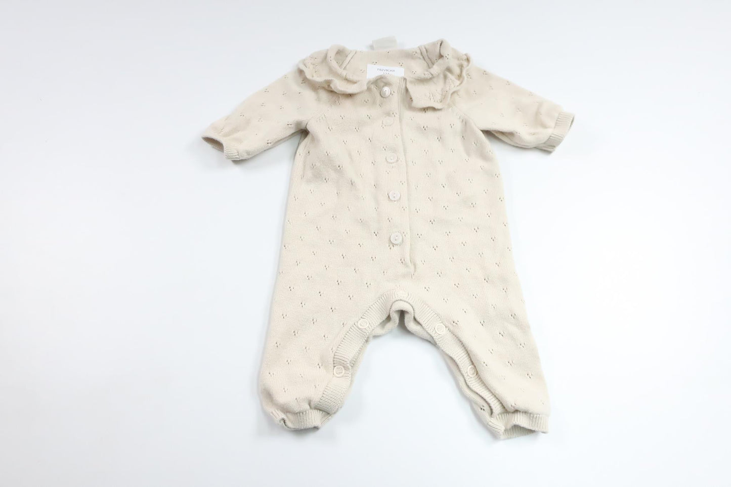 Strikket jumpsuit fra Lindex - Størrelse 50 - Beige