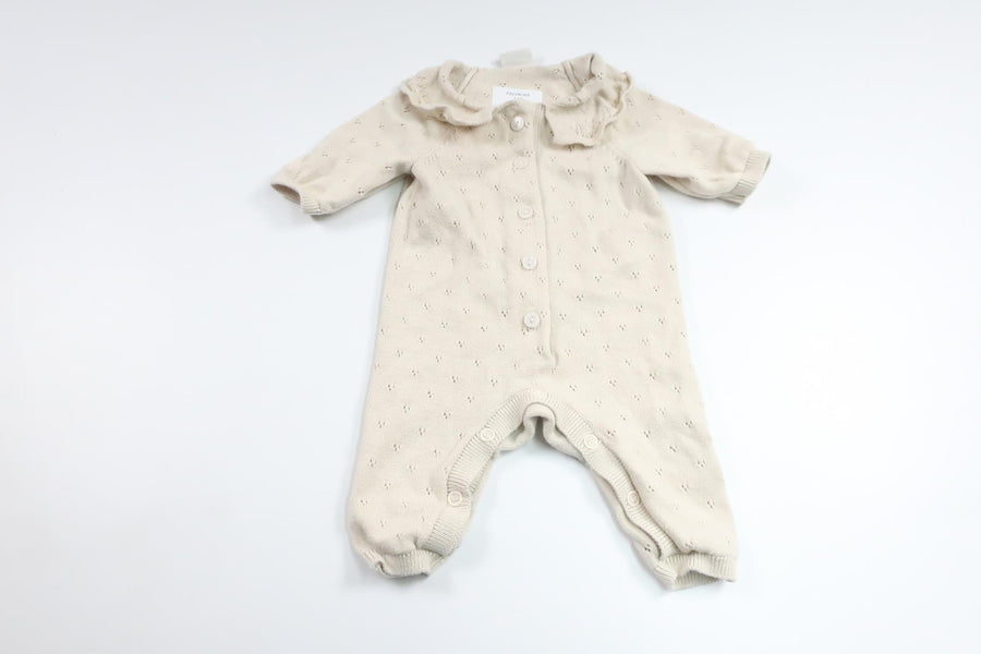 Strikket jumpsuit fra Lindex - Størrelse 50 - Beige