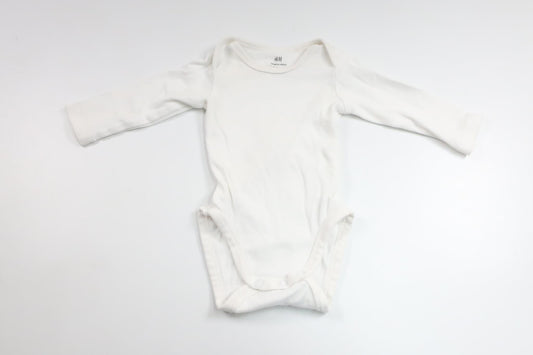 Bodysuit fra H&M - Størrelse 56 - Hvid