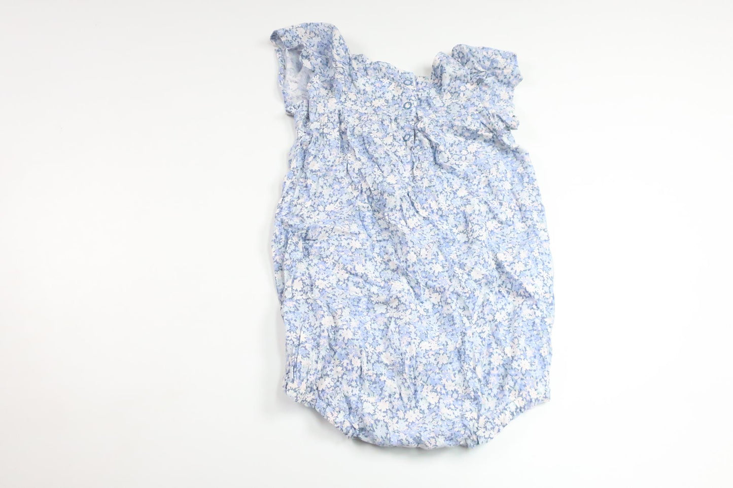 Blomsterbody fra Unknown - Størrelse 74/80 - Blå