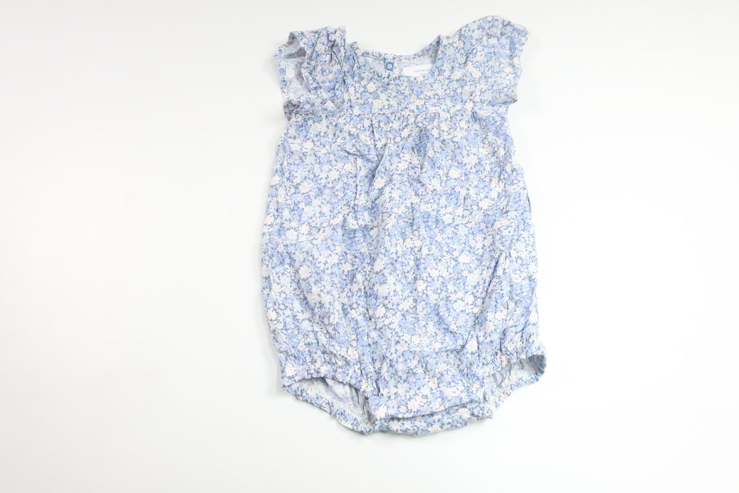 Blomsterbody fra Unknown - Størrelse 74/80 - Blå
