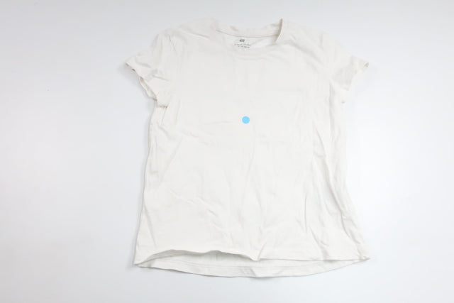 T-shirt fra H&M - Størrelse 110/116 - Hvid