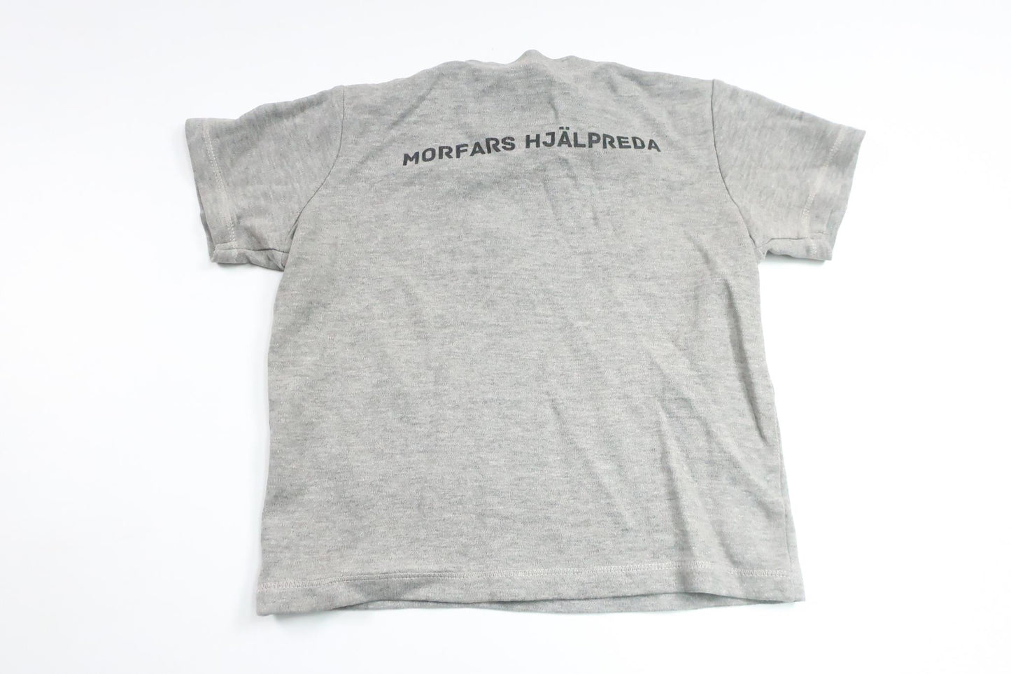T-shirt "Bedstefars hjælper" fra Ukendt - Størrelse 86/92 - Grå