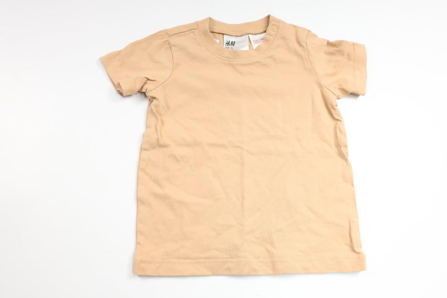 T-shirt fra H&M - Størrelse 74 - Beige