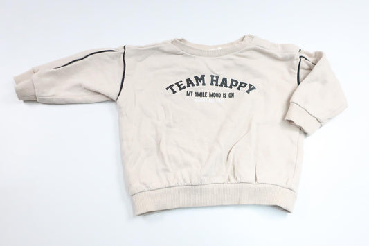 Sweatshirt fra Little Me - Størrelse 68 - Beige