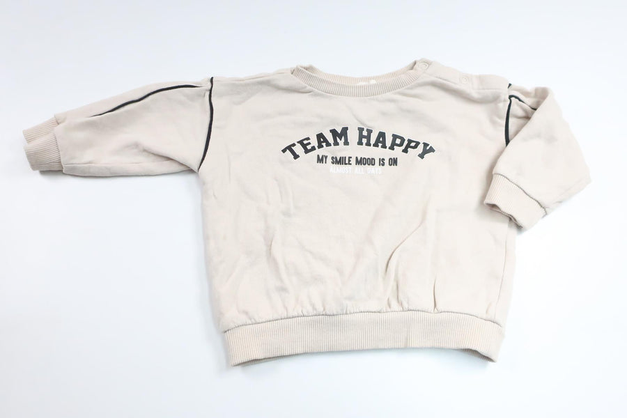 Sweatshirt fra Little Me - Størrelse 68 - Beige