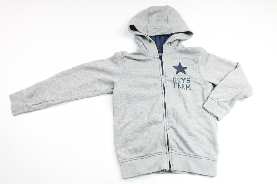 Hættejakke fra Lupilu - Størrelse 110/116 - Grå