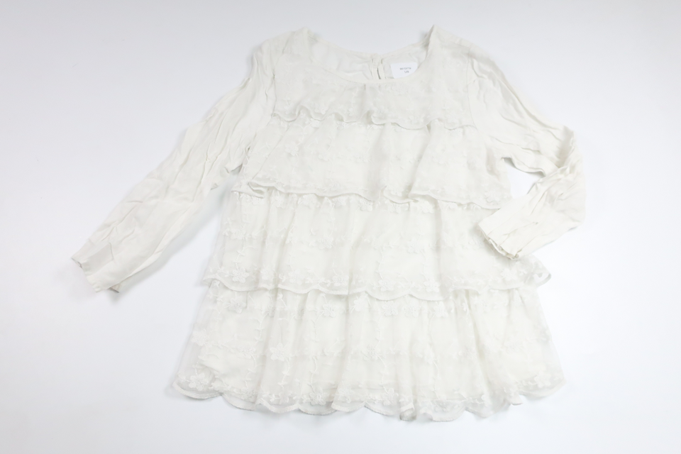 Sweater fra H&M - Størrelse 116 - Hvid