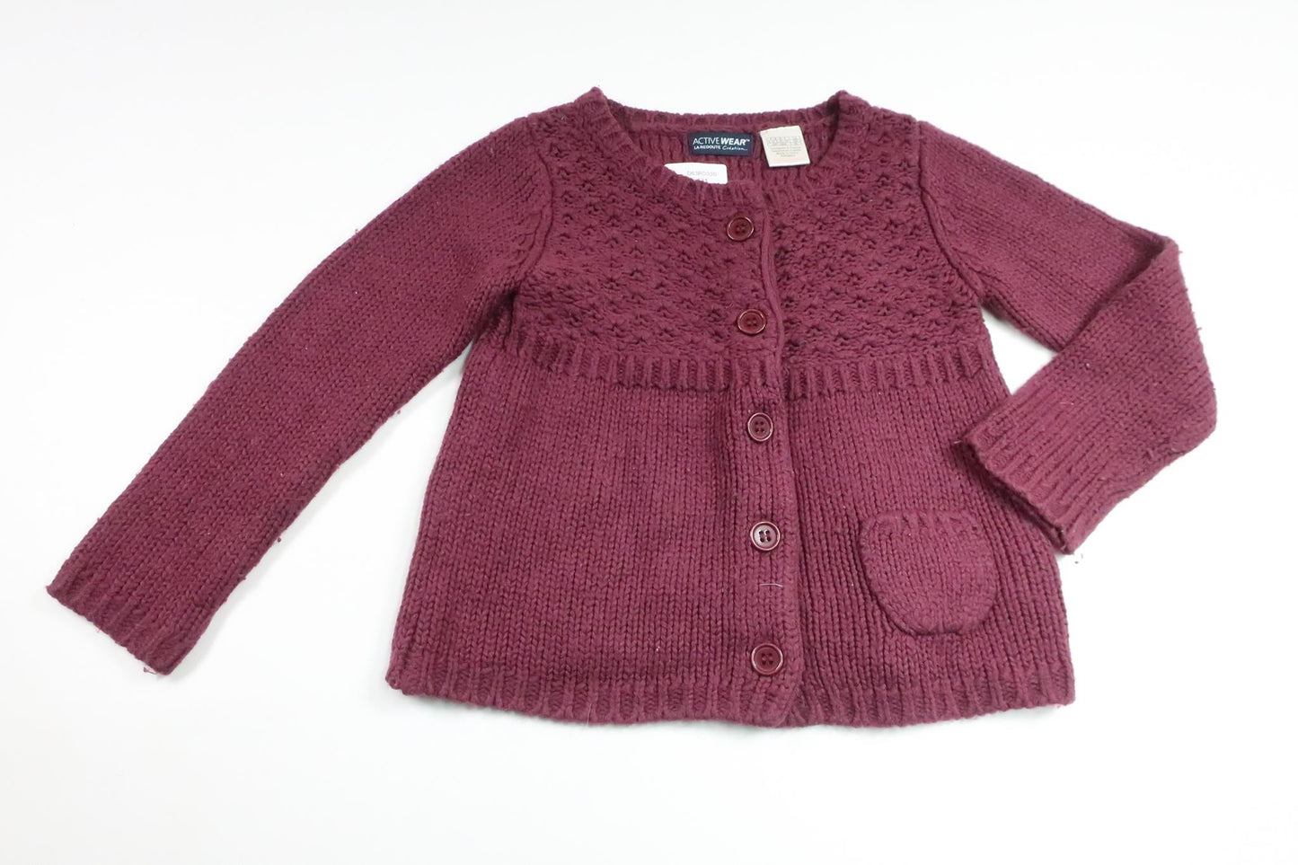 Strikket cardigan fra La Redoute - Størrelse 104 - Lilla