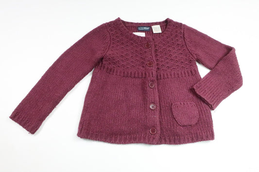 Strikket cardigan fra La Redoute - Størrelse 104 - Lilla