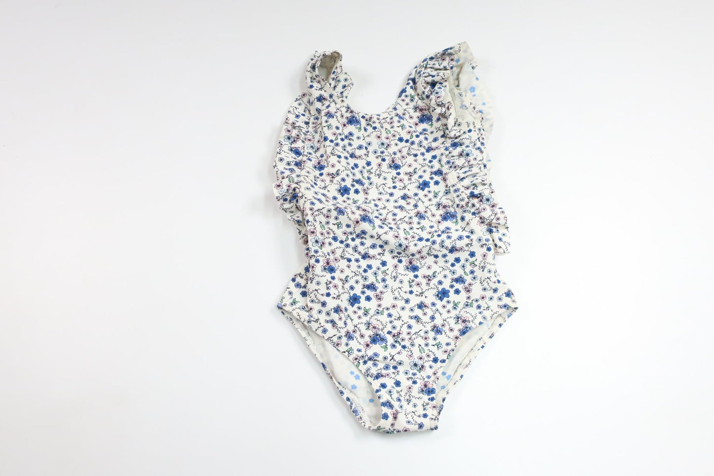 Badedragt fra Name It - Størrelse 74/80 - Hvid