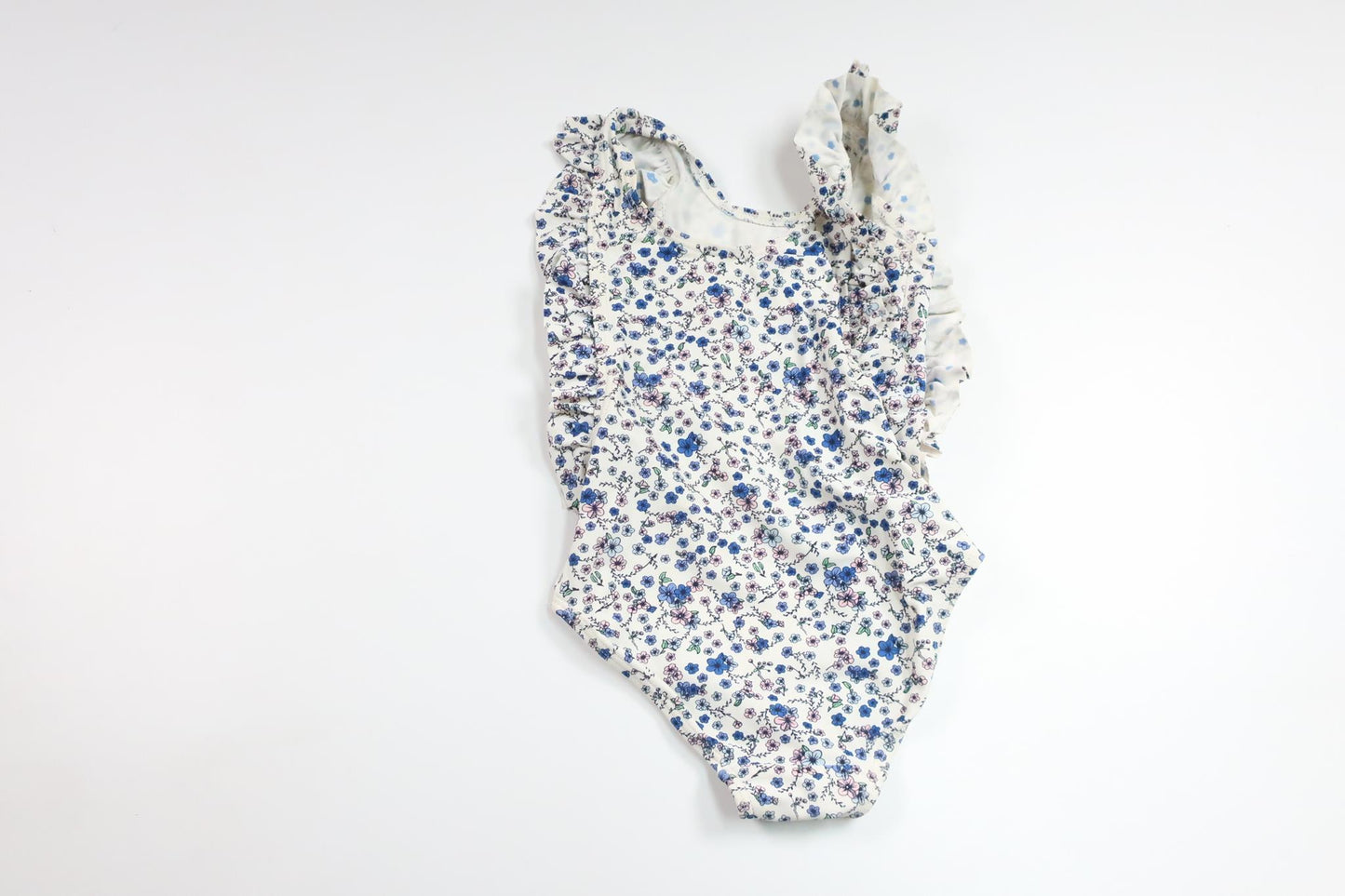 Badedragt fra Name It - Størrelse 74/80 - Hvid