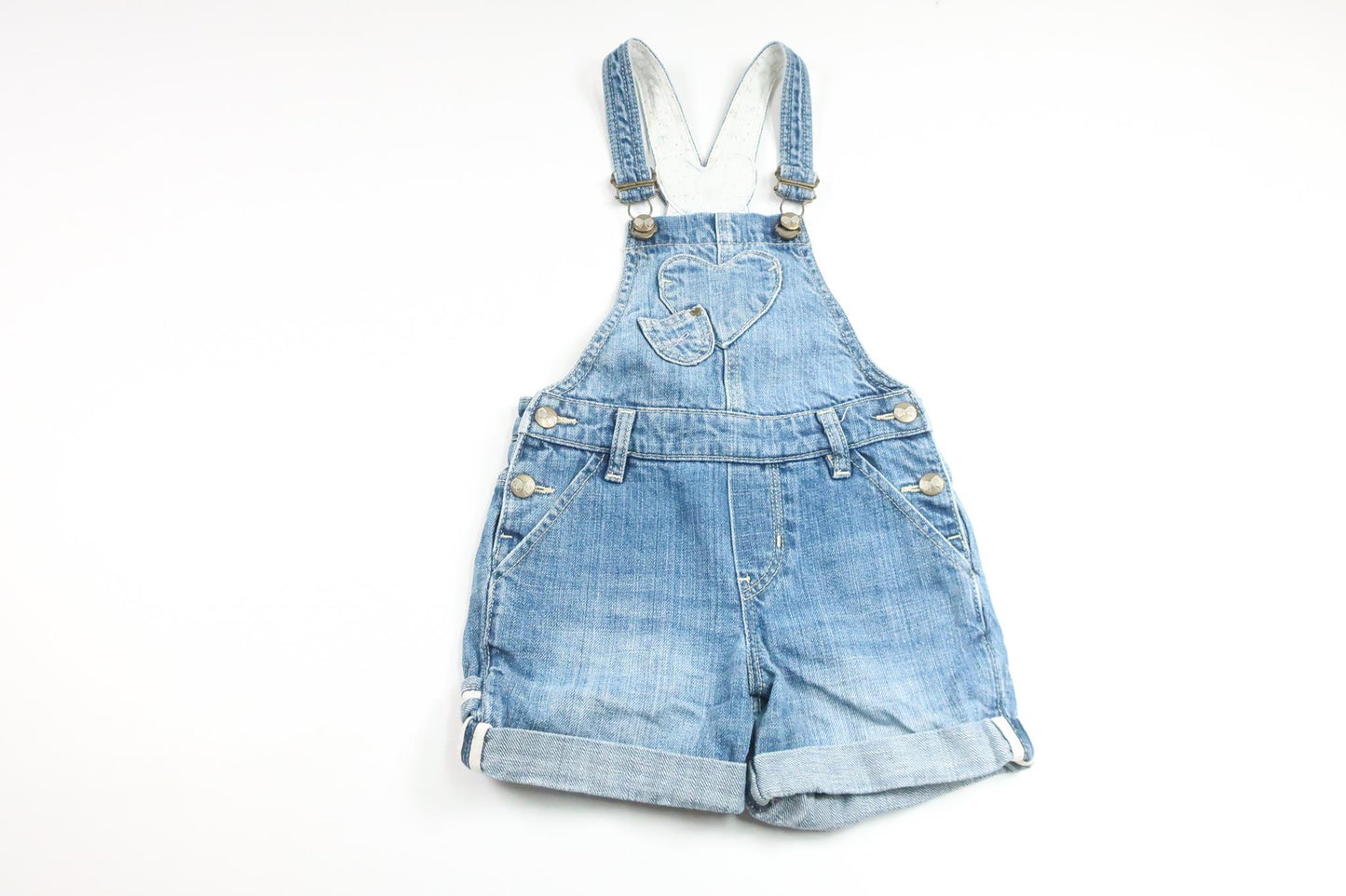 Strømpeholdershorts fra Detroit - Størrelse 98/104 - Denim