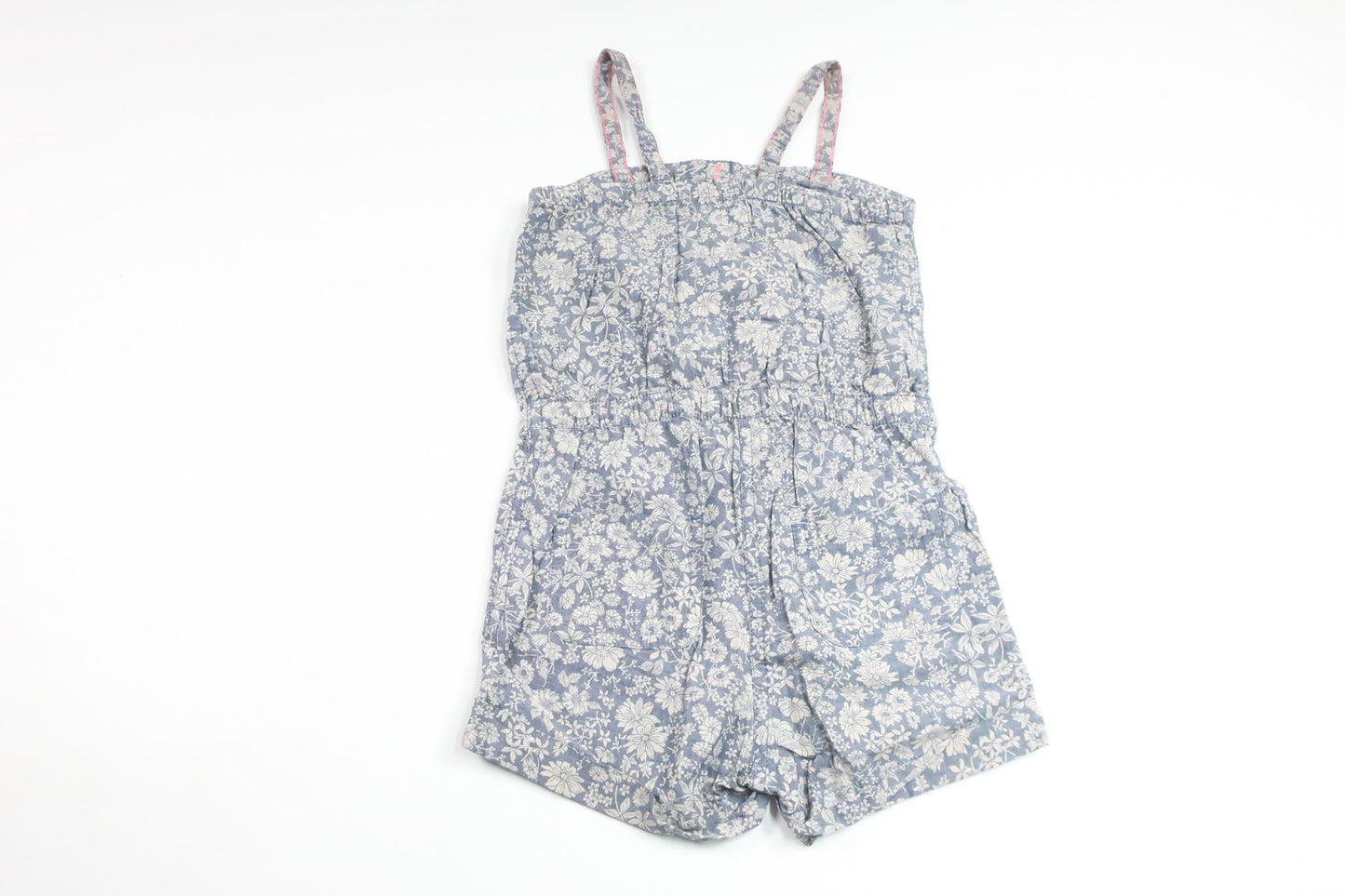 Blomsterjumpsuit fra H&M - Størrelse 86 - Blå
