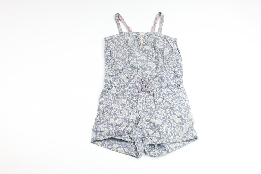 Blomsterjumpsuit fra H&M - Størrelse 86 - Blå