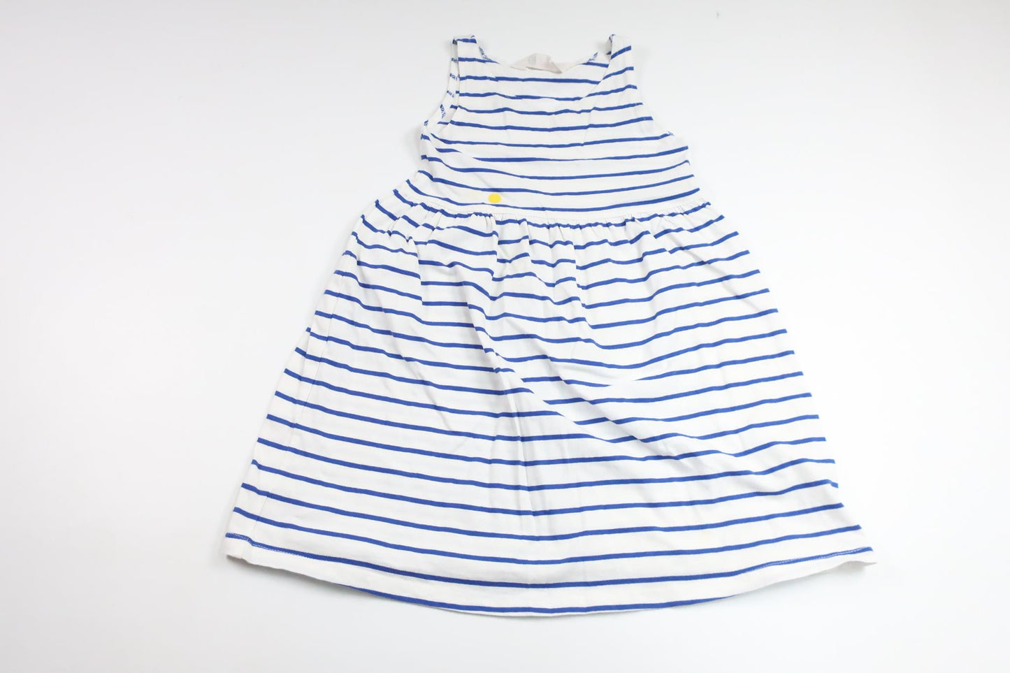 Stribet kjole fra H&M - Størrelse 98/104 - Hvid