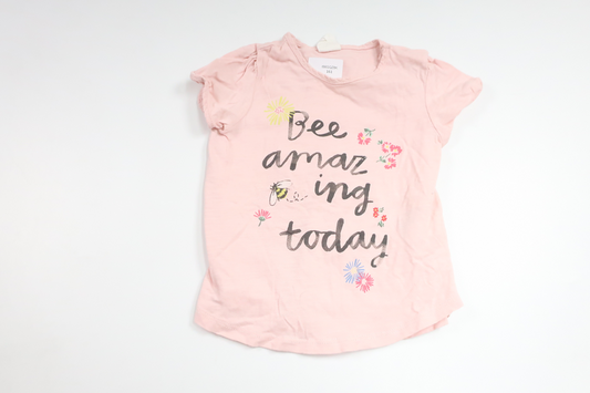 T-shirt fra H&M - Størrelse 74 - Lyserød