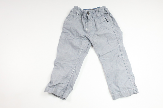 Stribede bukser fra H&M - Størrelse 80 - Marineblå