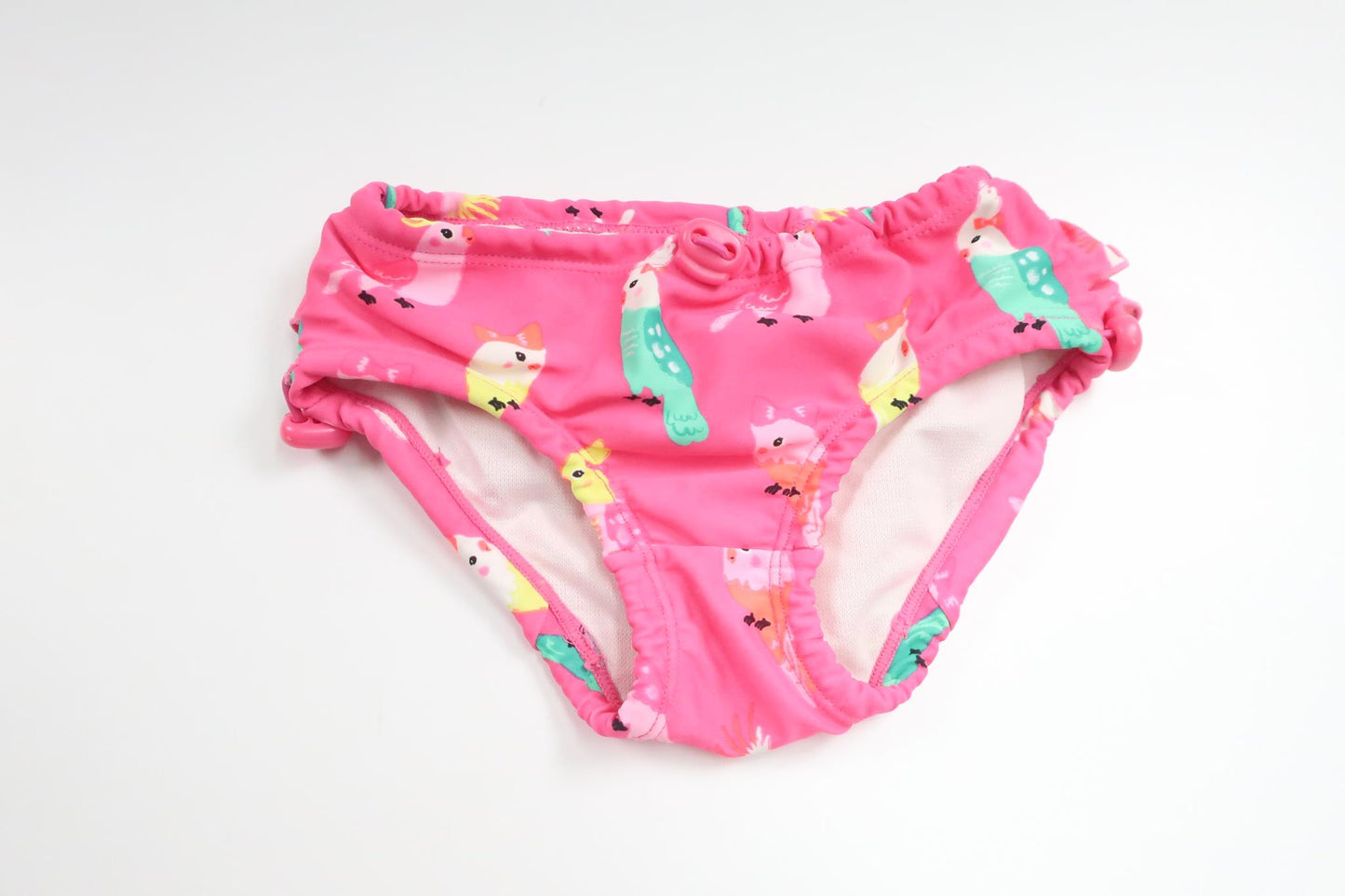 Badeble med fugle fra Kappahl - Størrelse 62/68 - Pink