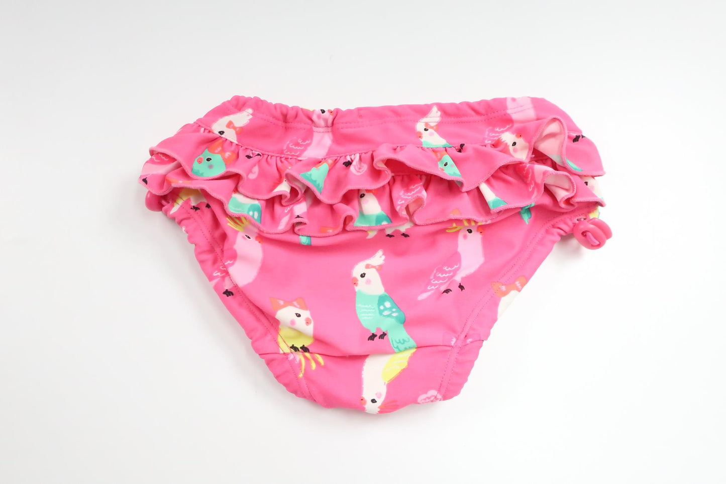 Badeble med fugle fra Kappahl - Størrelse 62/68 - Pink