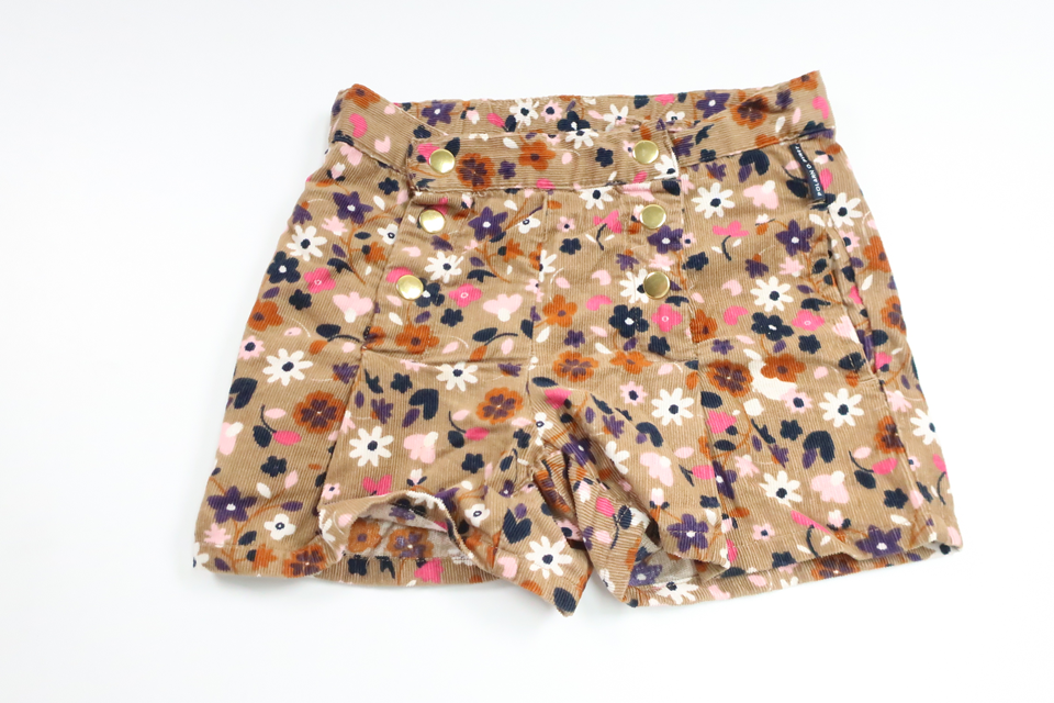 Blomstrede shorts fra Polarn o. Pyret - Størrelse 92 - Beige