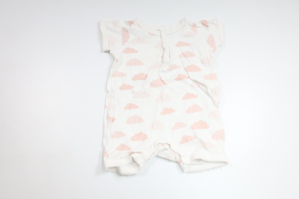 Pyjamas fra Newbie - Størrelse 74 - Hvid