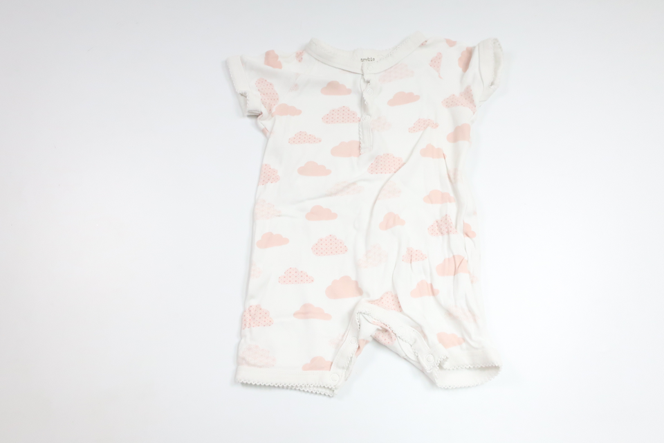 Pyjamas fra Newbie - Størrelse 74 - Hvid