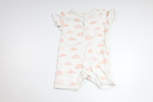 Pyjamas fra Newbie - Størrelse 74 - Hvid