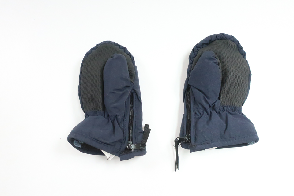 Fleeceforede vanter fra Unknown - Størrelse 74/80 - Marineblå