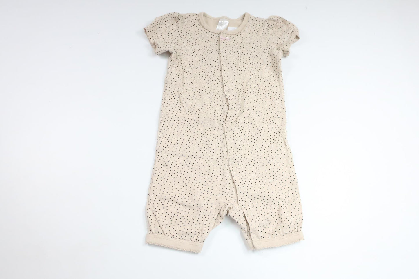 Prikket pyjamas fra H&M - Størrelse 92 - Off-white