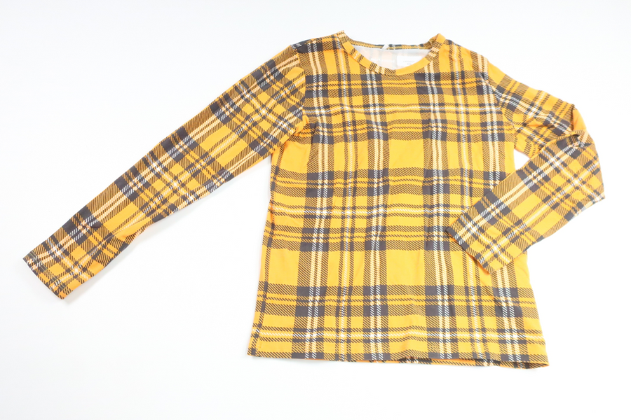 Ternet sweater fra Mini Rodini - Størrelse 128/134 - Gul