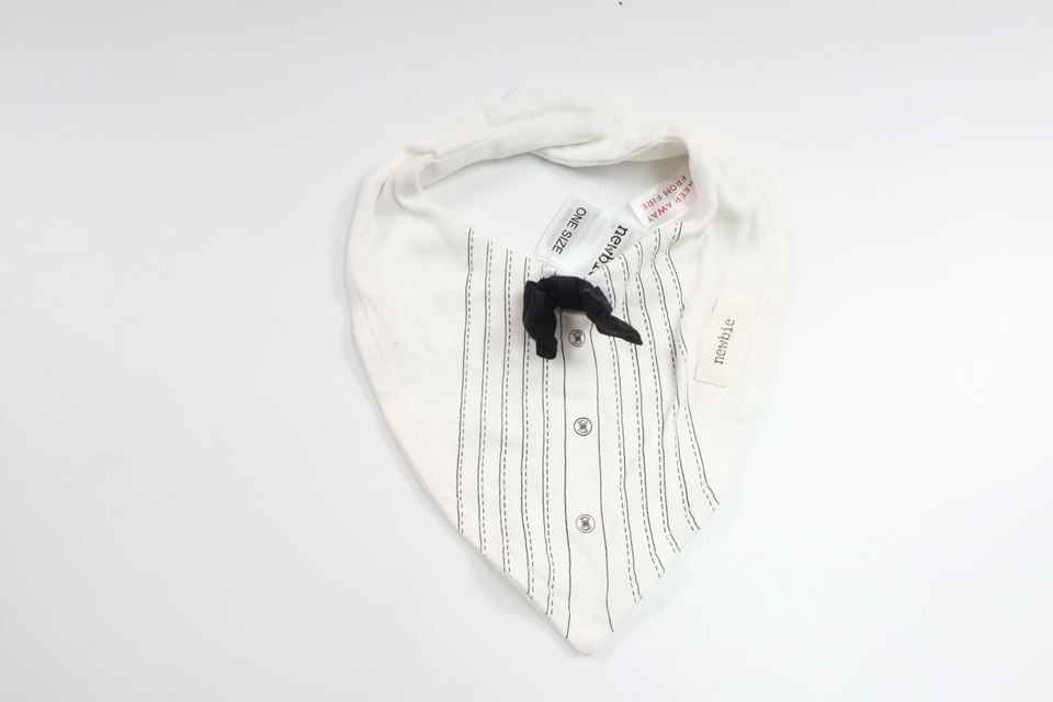 Hagesmæk med butterfly fra Newbie - Størrelse One size - Hvid