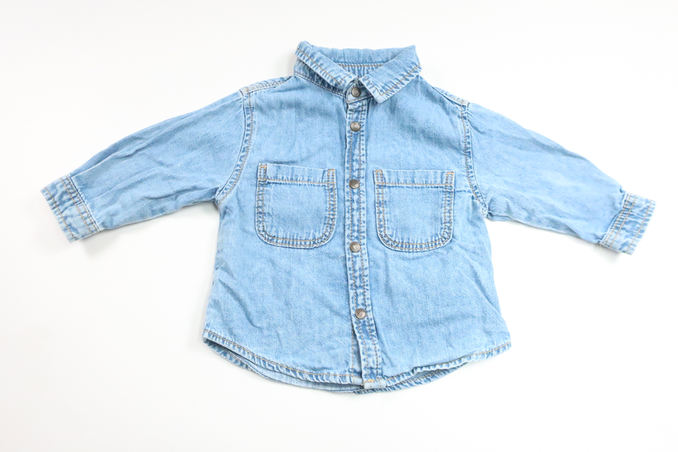 Denimskjorte fra Zara - Størrelse 68 - Denim