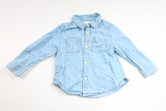 Skjorte fra Zara - Størrelse 74 - Denim