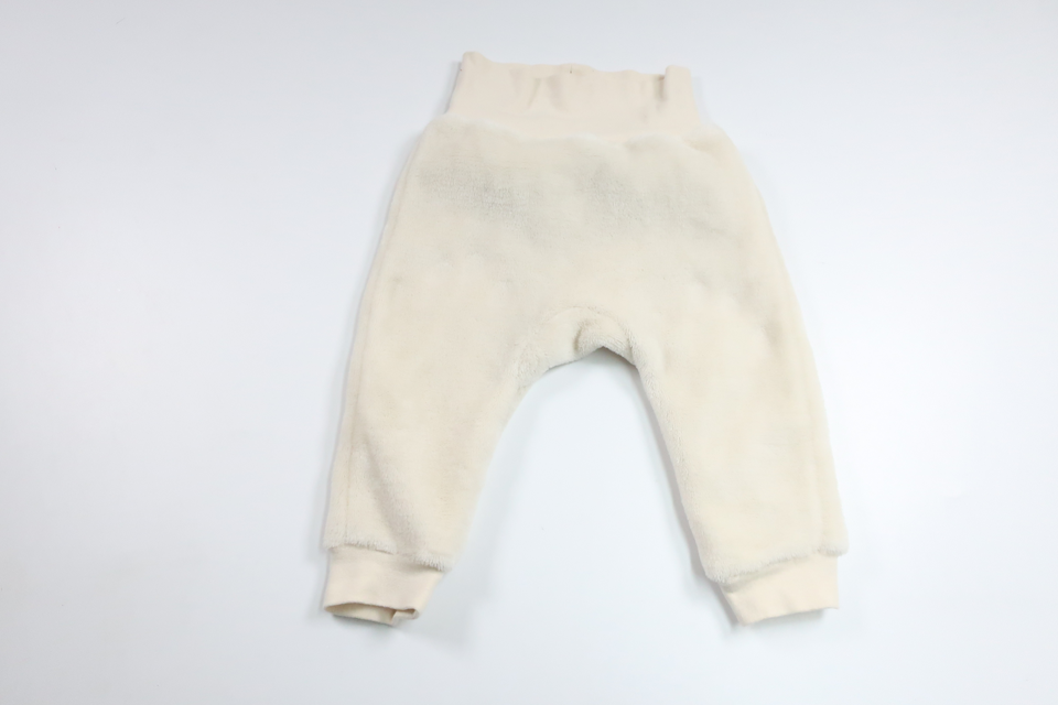 Fleecebukser fra H&M - Størrelse 74 - Off-white