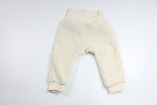 Fleecebukser fra H&M - Størrelse 74 - Off-white