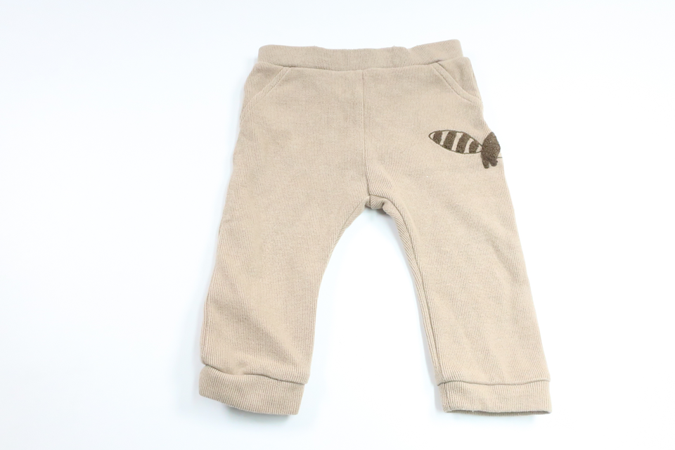 Strikbukser fra Name It - Størrelse 74 - Beige