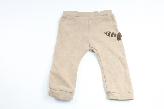 Strikbukser fra Name It - Størrelse 74 - Beige