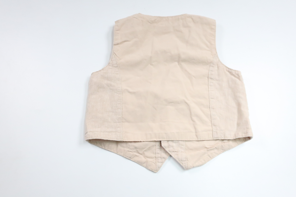 Vest i 55% hør fra H&M - Størrelse 74 - Beige